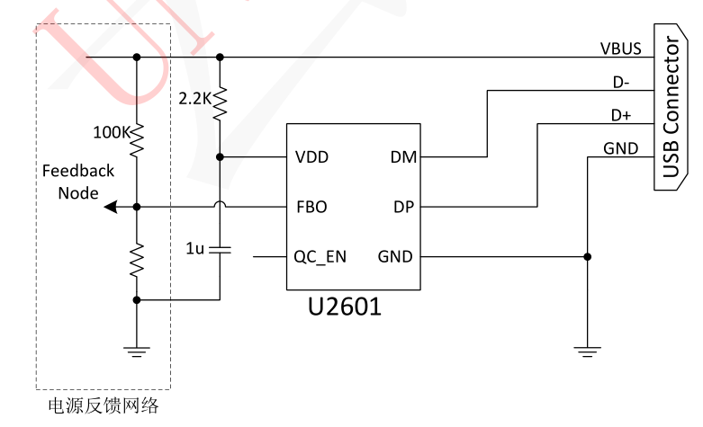 U2601應(yīng)用簡(jiǎn)圖